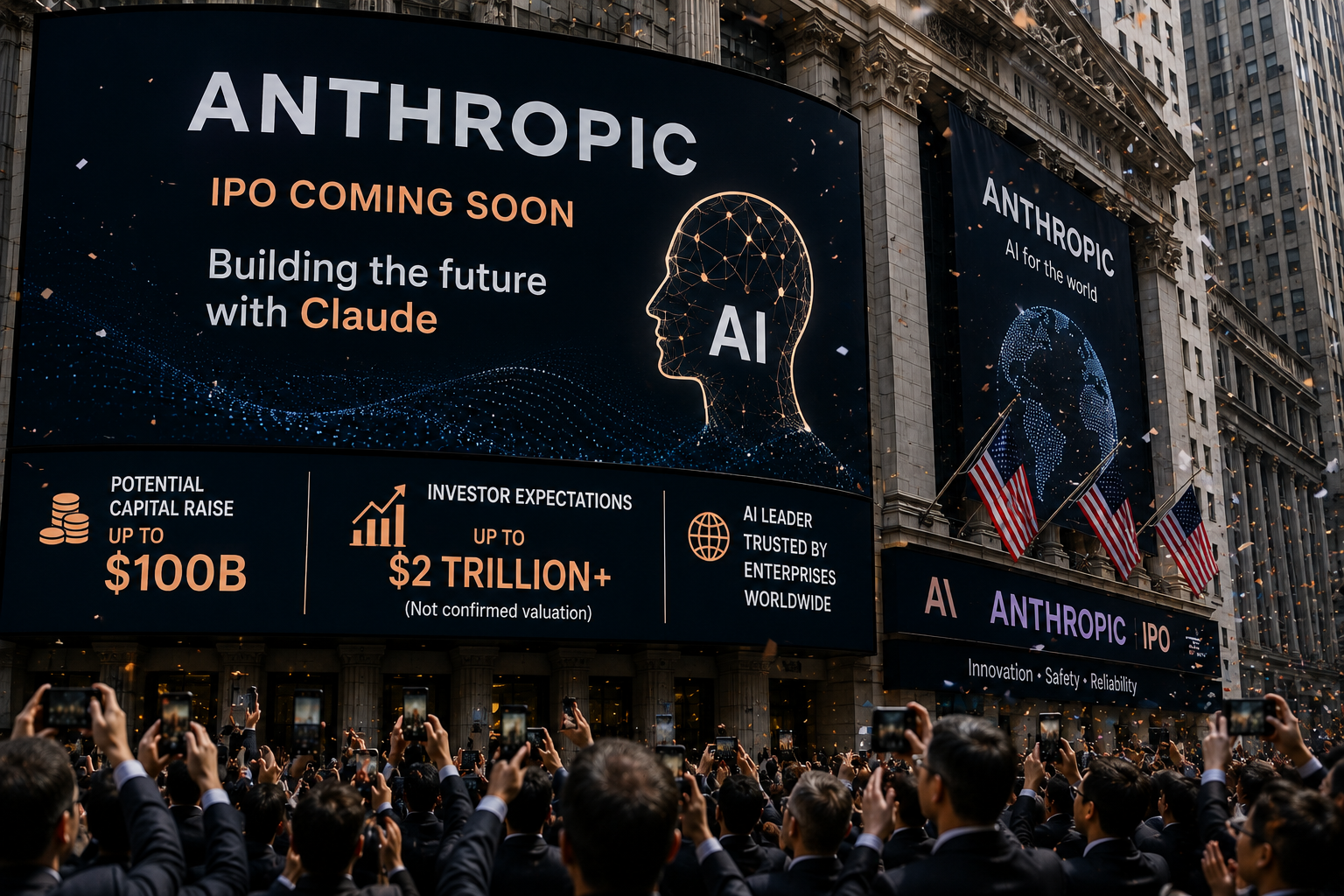 Anthropic IPO 초대형 기대…2조달러 기업가치·1000억달러 조달 전망, 어디까지 사실인가